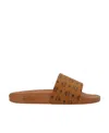 Mcm Monogram-print Pool Slides