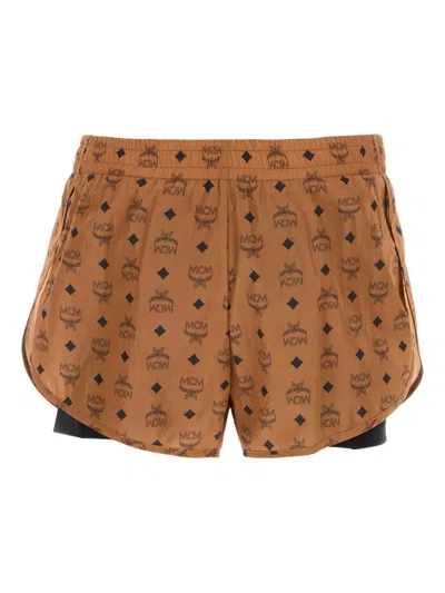 MCM LOGO-PRINT SHORTS