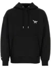 Mcm Black Cotton Sweatshirt In Black