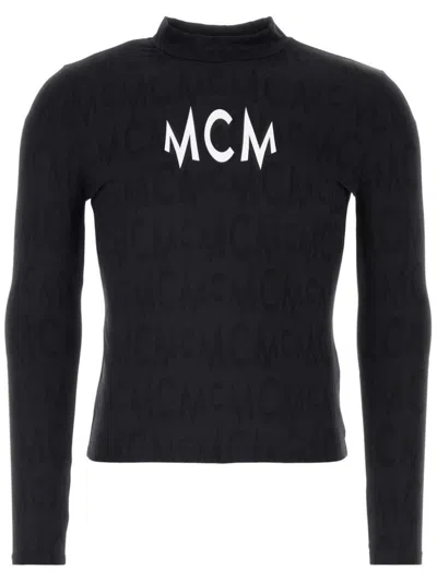 Mcm Logo-print T-shirt In Black