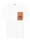 Mcm Interwoven Lettered Pocket T-shirt In White