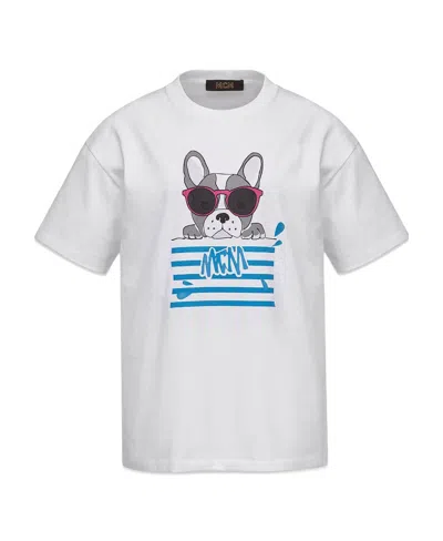 MCM MCM LOGO-PRINTED CREWNECK T-SHIRT