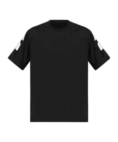 Mcm Logo Printed T-shirt In Black