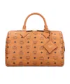 Mcm Brown Ella Boston Medium Duffle Bag In Brown