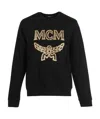 Mcm Logo Pullover In Black