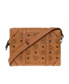 Mcm Logo Shoulder Bag In Brown