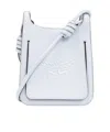 Mcm Logo Shoulder Bag In White