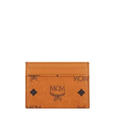 Mcm Logo Stamp Card Package In Orange