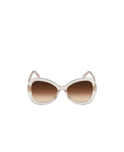 Mcm Logo Sunglasses In Brown