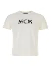 Mcm Logo T-shirt In Neutral