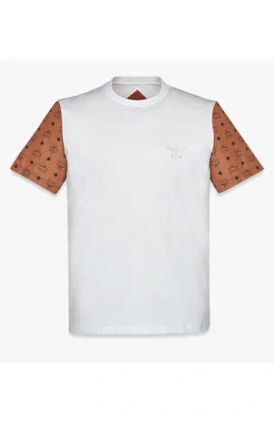 Mcm Logo T-shirt In White