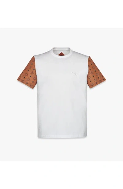 Mcm Logo T-shirt In White