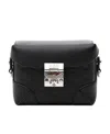 Mcm Logo Waist Bag In Black