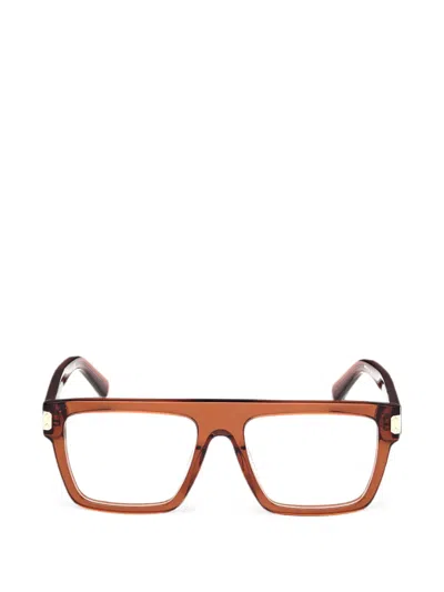 Mcm Logo-detail Glasses In Brown