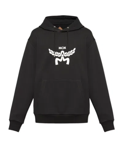 Mcm Long-sleeved Sweater In Black