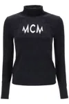 MCM LONG SLEEVED TOP WITH LOGO PATTERN
