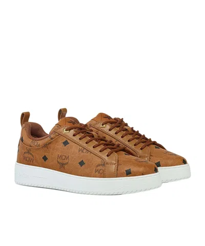 Mcm Low-cut Skate Shoes In Brown