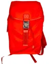 Mcm Luft Nylon Backpack In Orange