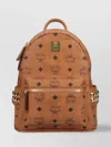 Mcm Luxe Studded Backpack Gold Hardware