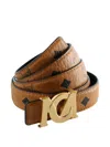 Mcm M-art Reversible Belt In Brown