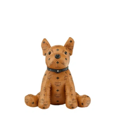 Mcm M Pup Visetos Dog Plush Toy In Brown