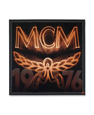 Mcm M50 Logo Silk Scarf In Multi