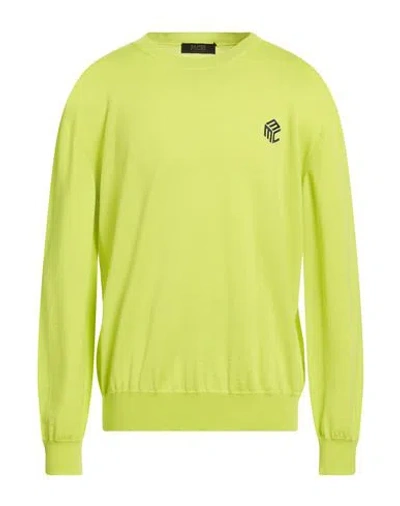 Mcm Man Sweater Lime Green Size L Merino Wool