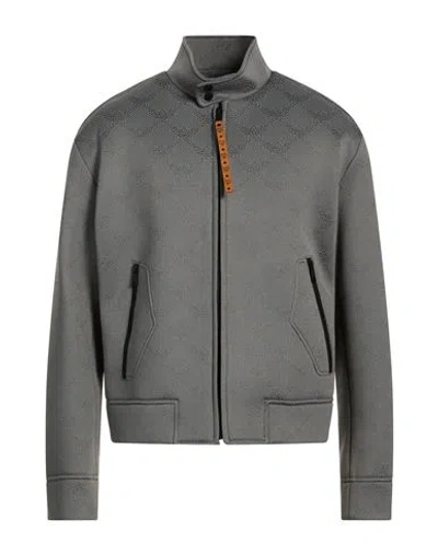 Mcm Man Sweatshirt Grey Size L Polyamide, Cotton In Gray