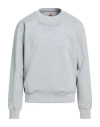 Mcm Man Sweatshirt Grey Size M Polyester, Cotton, Elastane In Gray