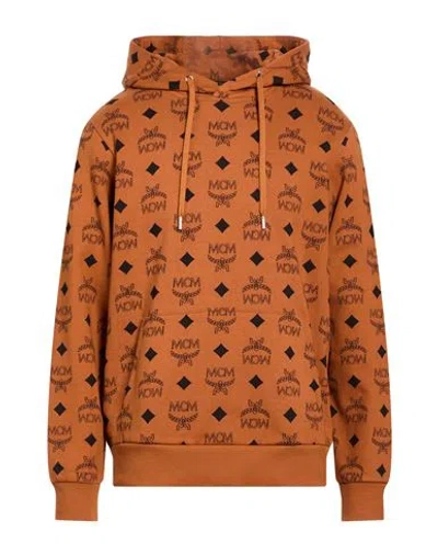 Mcm Man Sweatshirt Tan Size L Cotton In Brown