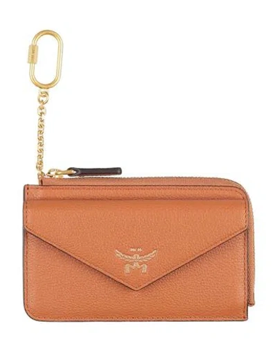 Mcm Man Wallet Tan Size - Leather In Brown