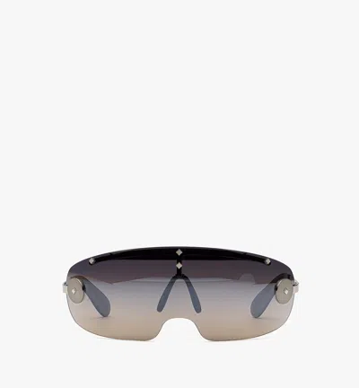 Mcm Mars Mask Sunglasses In Silver