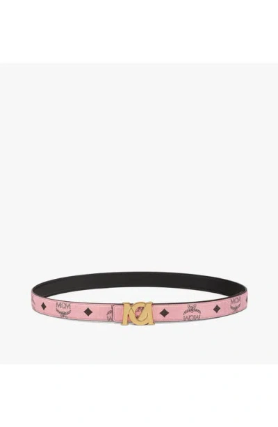 Mcm M-art Belt In Pink