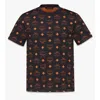 Mcm Maxi Monogram Print T-shirt In Organic Cotton In Multi