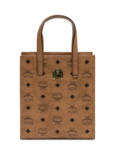 Mcm Shopper Bag In Brown