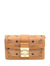 Mcm Tracy Vi Crossbody Bag In Visetos Cognac In Brown