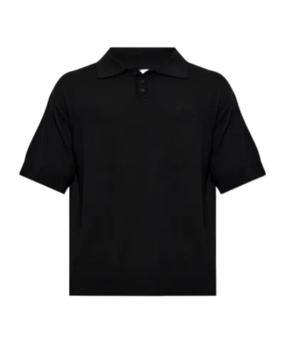 Mcm X Dj Khaled Knit Polo Shirt In Black