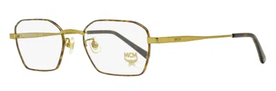 Mcm 2130a Slender Geometric Metal Eyeglasses In Yellow