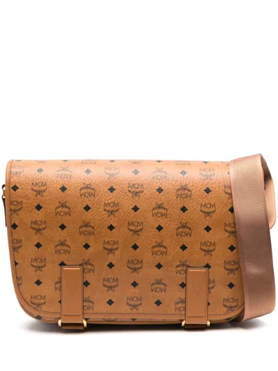 Mcm Aren Vi Messenger Medium In Brown