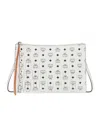 Mcm Medium Pouch-pocket Crossbody Bag In White