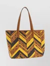Mcm Medium Toni Geometric-pattern Tote Bag