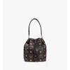 Mcm Medium Dessau Drawstring Bag In Maxi Visetos In Multi