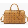 Mcm Brown Ella Boston Medium Duffle Bag In Brown