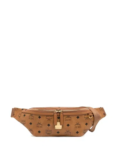 Mcm Medium Fursten Belt Bag In Brown