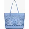 Mcm Medium Himmel Shopper In Blue