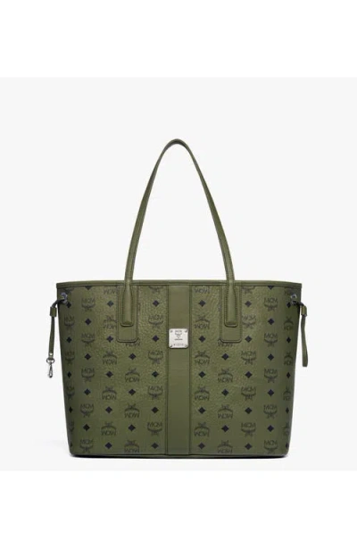 Mcm Medium Liz Shopper In Brown