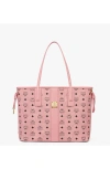Mcm Medium Liz Shopper In Pink