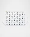Mcm Medium Logo Crossbody Pouch Bag In White