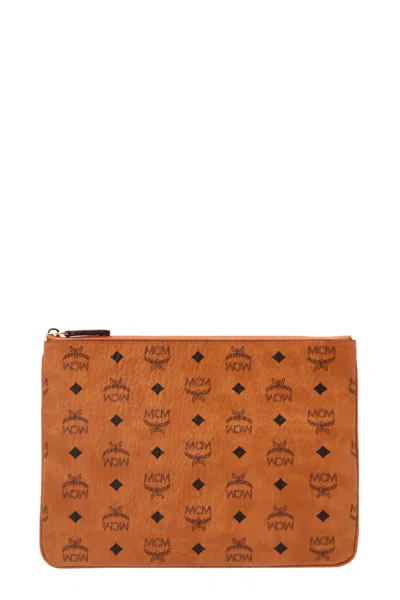 Mcm Medium ‘pouch' Shoulder Bag In Brown