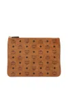 Mcm Medium Pouch Shoulder Bag In Brown